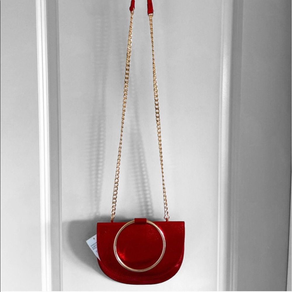 Nordstrom Trouve Red Crossbody Bag